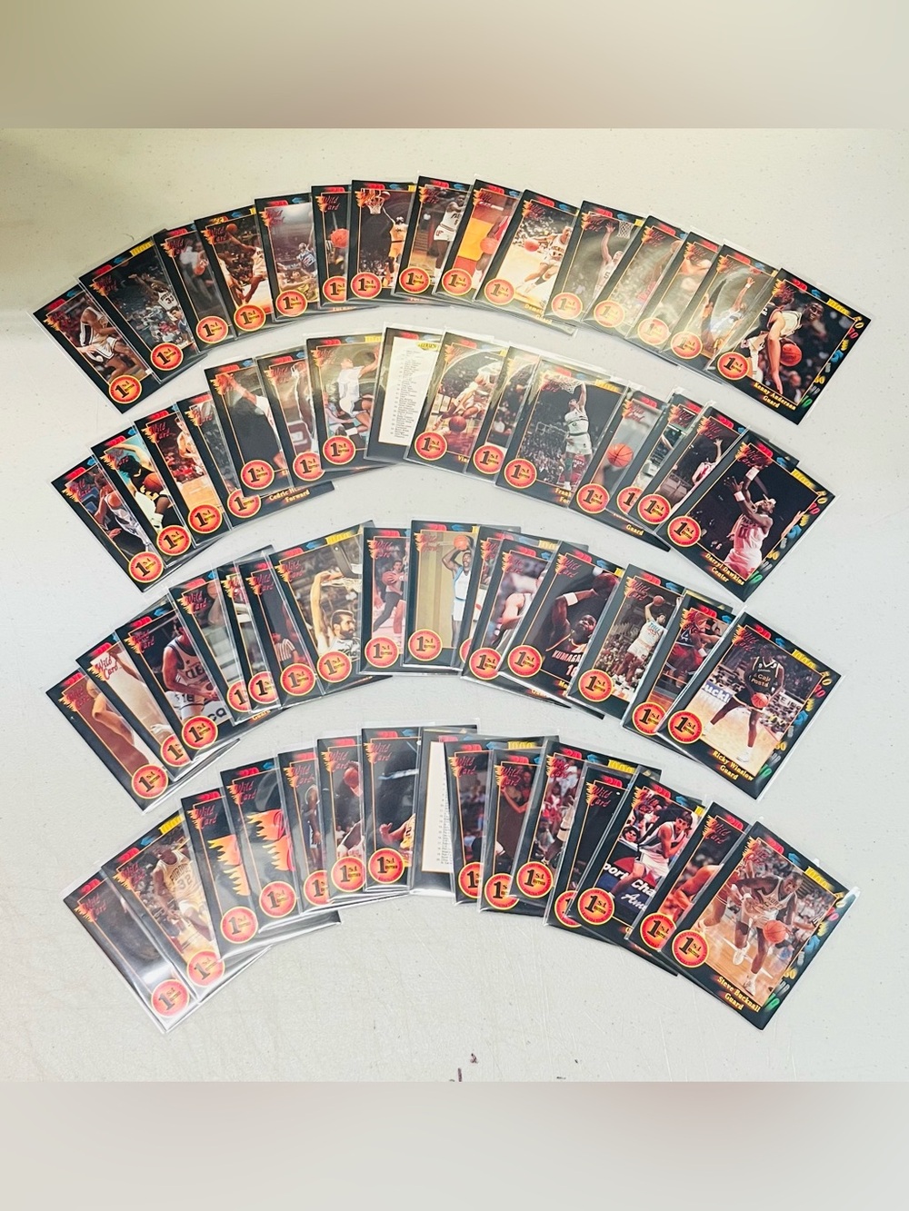 1992 Wild Card Collegiate Basketball Premier Edition LOT OF 77 Cards